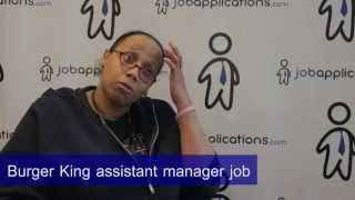 Burger King Interview Assistant Manager