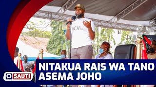 Nitakuwa Rais wa Kenya 2020, Joho Asema