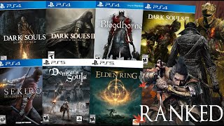Ranking EVERY Soulsborne Game WORST TO BEST (Dark Souls, Sekiro, Bloodbourne, Elden Ring)