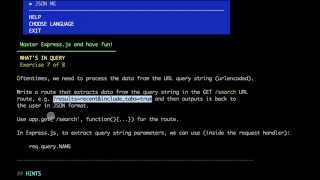 ExpressWorks: 7. Query String [Solution]