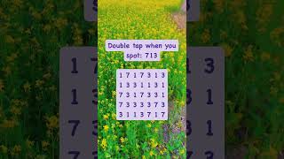 Observation Visual Test: 5 Seconds For You To Spot  713. Try Your Skills!  #search #puzzle #shorts