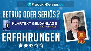 [FAZIT] Klartext Geldanlage Erfahrungen + Review | Videokurs von Thorsten Wittmann im Test!