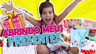 Abrindo meus Presentes de Aniversário !