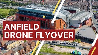 THIS IS ANFIELD | Stadium and surrounding area flyover | 4k drone