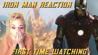 Iron Man (2008) Movie REACTION | FIRST TIME WATCHING! (My MCU Journey Begins)
