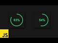 How To Create Circular Progress Bar Using HTML CSS JavaScript | #DeveloperHub