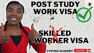 6 reasons why a Post Study Work visa can be a better option than a Skilled Worker visa.