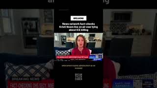 Kristi Noem fact checked live on air for lying about ICE shooting