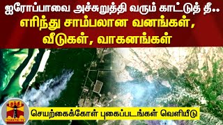 ஐரோப்பாவை அச்சுறுத்தி வரும் காட்டுத் தீ... எரிந்து சாம்பலான வனங்கள், வீடுகள், வாகனங்கள்