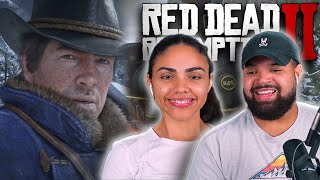 WE GOT A TRAIN TO CATCH! First Time Ever Playing Red Dead Redemption 2