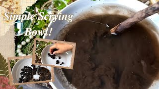 Let's make a simple scrying bowl!