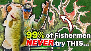Catching DOUBLE DIGIT Bass where 99% of Anglers NEVER cast...