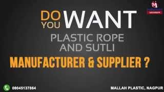 High Quality Plastic Rope and Sutli