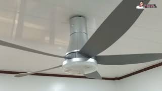 Pinakamalakas at pinakamatipid na Ceiling Fan, Panasonic DC motor w/LED light \u0026 Brightness control