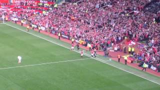 Lo Lo Lo Lo Lo Lo Radamel Falcao Chant Stretford End! Radamel Falcao debut substitution vs QPR