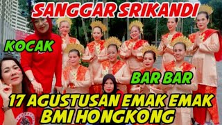 KOCAK KETIKA TEAM EMAK EMAK SANGGAR  SRIKANDI HONGKONG LATIHAN DI BELAKANG PANGGUNG#sanggarsrikandi