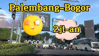 Perjalanan Palembang-Bogor || Biaya perjalanan || waktu yang di tempuh