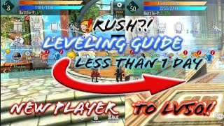 Avabel Lupinus - Leveling to Lv50 less than 1 day Guide! What is RUSH?! Free Gems Management?