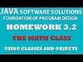 3-2 Java: Using Math Class - Classes and Objects