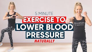 5 minute Exercise to Lower Blood Pressure Naturally (REALLY WORKS!)