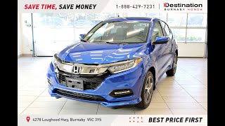 2022 HONDA HR-V AWD TOURING - Aegean Blue Metallic