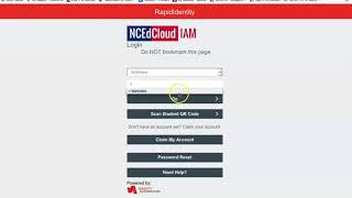 How to log into canvas using NCedCloud Emereau:Bladen