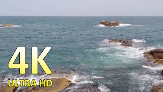 속초 영금정 파도소리 8시간 Ocean Wave Soundsㅣ4KㅣUHD #KOREA #파도소리#잠안올때듣는소리#속초#oceanwavesounds