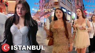 🇹🇷 Istanbul Istiklal Str. Walking Tour, Turkiye Night Walk December 2024