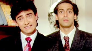 Paresh Rawal, Aamir Khan, Salman Khan - Andaz Apna Apna - Comedy Scene 18/23