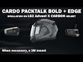 Installation Cardo Bold - Edge with 3M mount on LS2 Advant X Carbon Helmet