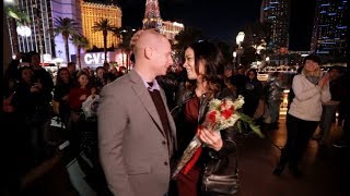 You're Going To Cry At This Flash Mob Wedding Proposal (In Las Vegas!)