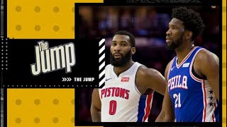 Reminiscing on Joel Embiid’s old feud with new teammate Andre Drummond | The Jump