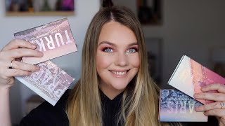 FOCALLURE GO TRAVEL EYESHADOW PALETTES REVIEW + TUTORIAL || ft Perth, Turkey, Prague and Paris