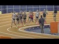 Sarah running KSU Mile at Clemson Jan 2023