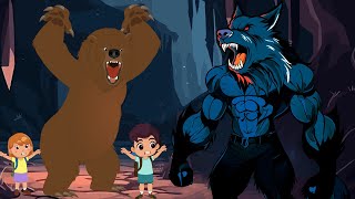 We're Going on a Bear Hunt + We're Going on a Werewolf Hunt🐻 🐺🎶 Song for Preschoolers for Circle