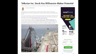 TELLURIAN IS A MILLIONAIRE MAKER STOCK (2020)