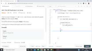 Coding Interview | LeetCode 442 Duplicates in an Array