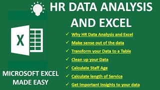 [EASY!] HR Data Analysis Using Excel - Analyze And Visualize HR Data Using Excel