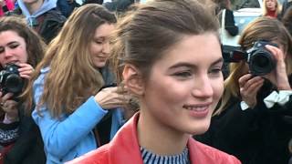 Valery KAUFMAN Top Model @ Paris 6 march 2015 Fashion Week show Isabel Marant