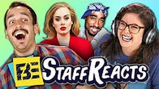 REACT - GUESS THAT SONG CHALLENGE #8 (ft. FBE STAFF) #react
