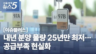 [이슈플러스] 내년 분양 물량 25년만 최저…공급부족 현실화