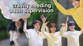 cravity needing adult supervision for 5 minutes straight