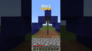 Rank these bases Pt. 2 #minecraft #shorts