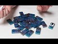 easy resin domino diy tutorial start to finish chameleon resin dominoes