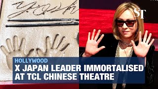 Japanese musician Yoshiki honoured in Hollywood