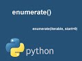 Python enumerate() Explained | Loop Through List with Index and Value in Python