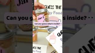 🍼 Printable Guess the Baby Food Game