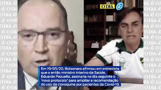 Pazuello diz  que 'em hipótese alguma' Bolsonaro deu ordens diretas sobre tratamento precoce