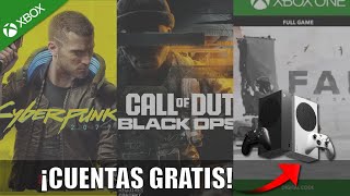 ¡Cuentas compartidas GRATIS para Xbox ! 🎁🎉