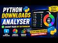 Python Downloads Analyzer – Count Files by Extension in Seconds! 📊🐍